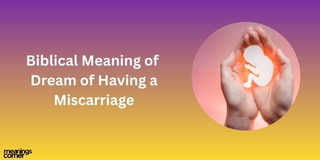 Biblical Meaning of Dream of Having a Miscarriage