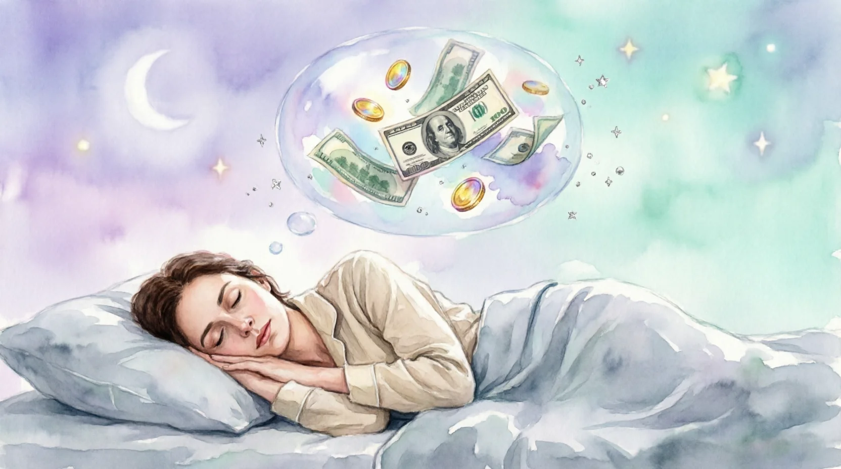 seeing paper money in a dream