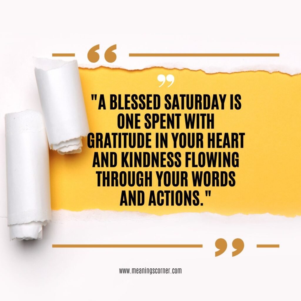 African American Saturday Blessings Quotes