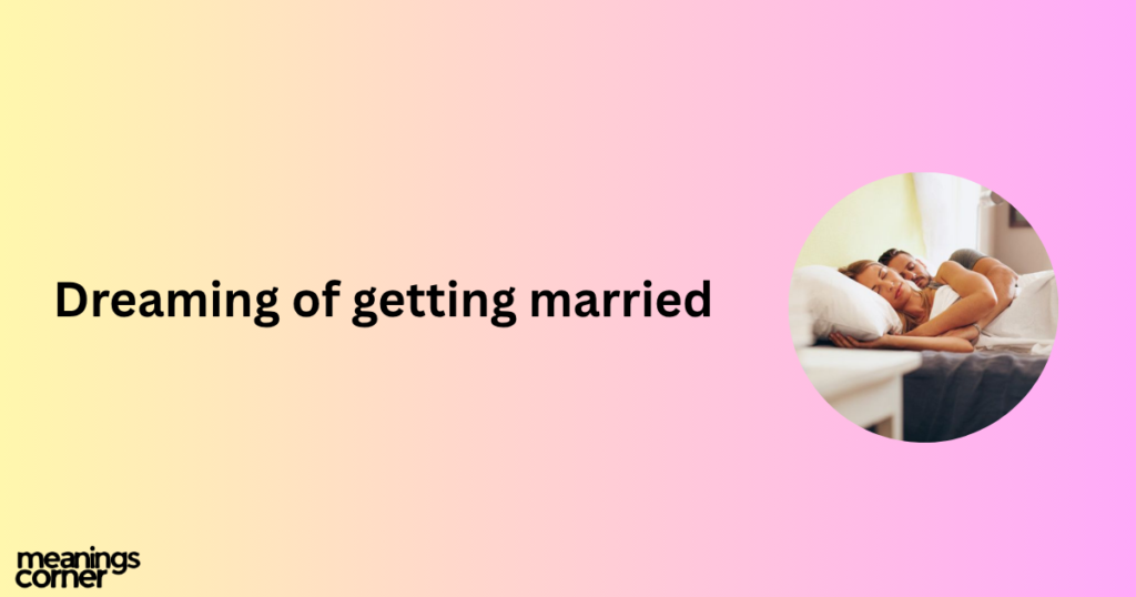Wedding Dreams Mean