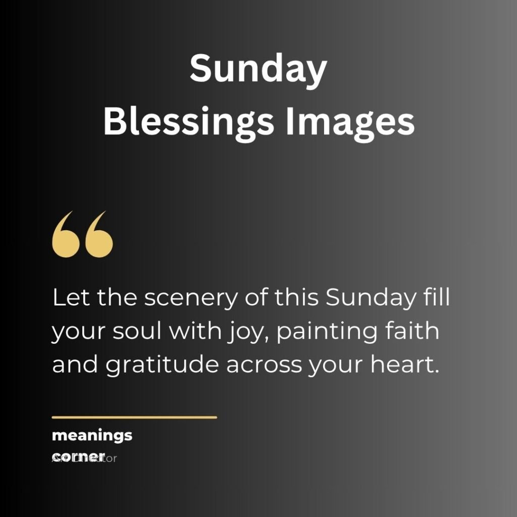Sunday Blessings Images