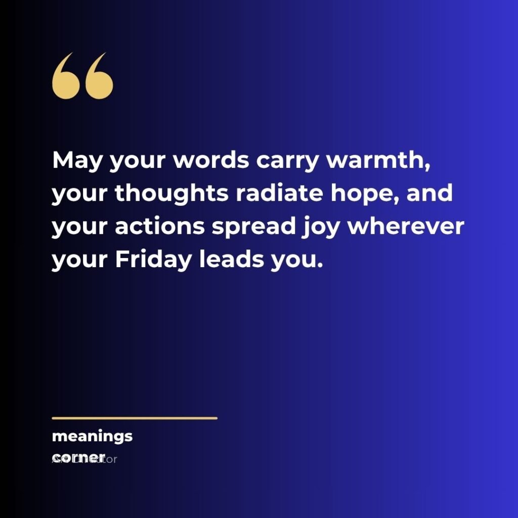 Positive Good morning Friday Blessings