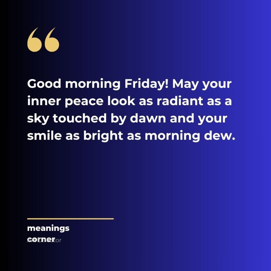 Good morning friday blessings images
