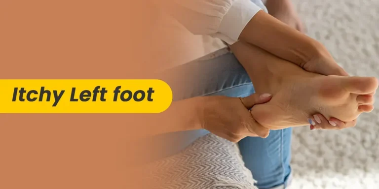 left foot itching