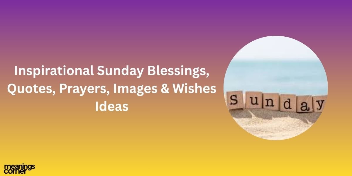 inspirational sunday blessings