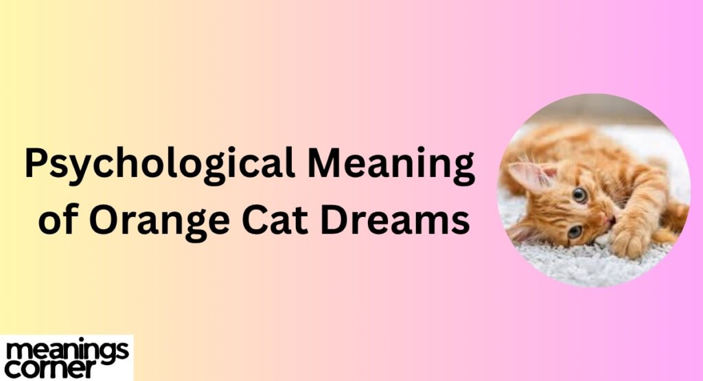 Psychological Meaning of Orange Cat Dreams
