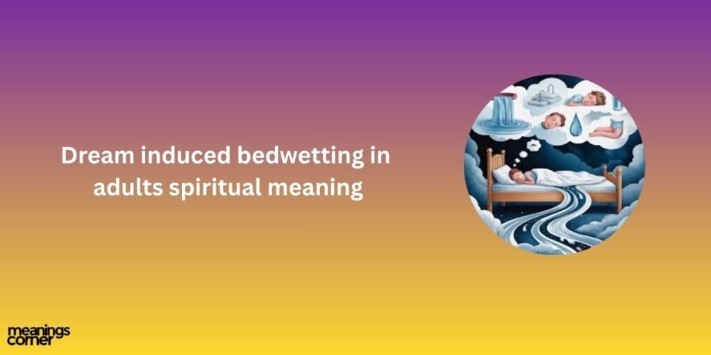 Dream induced bedwetting in adults spiritual meaning