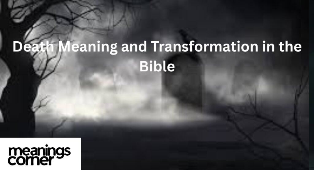 Death Meaning and Transformation in the Bible