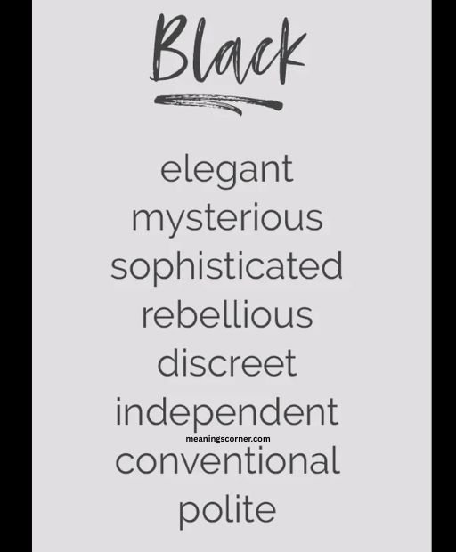 Color Black Spiritual Meaning