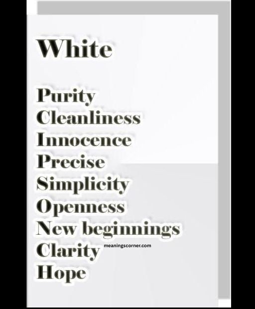 Color White Spiritual Meaning