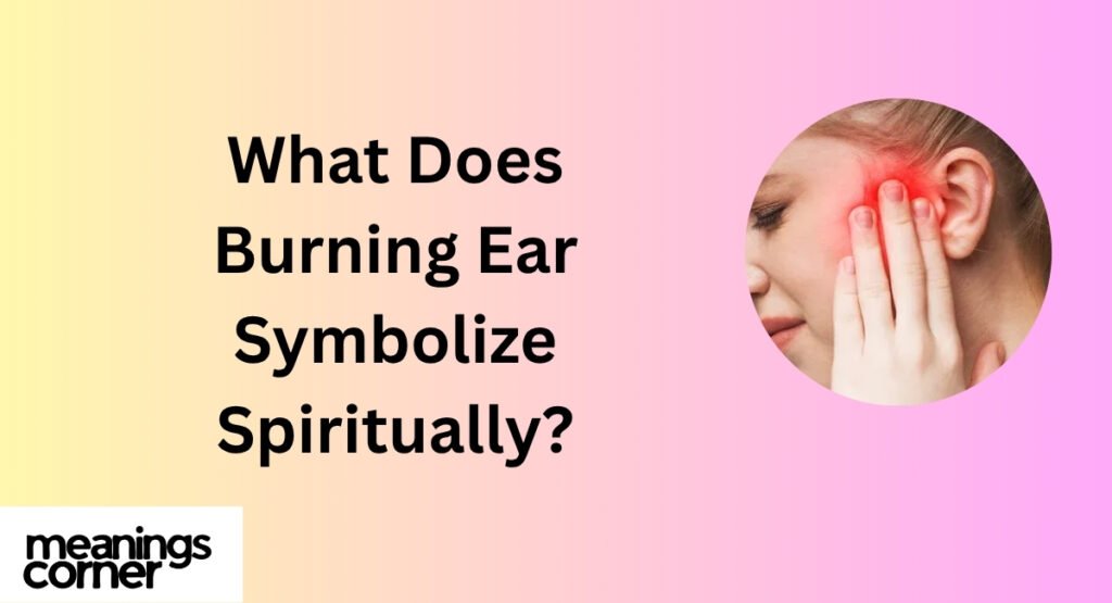 What Does Burning Ear Symbolize Spiritually?