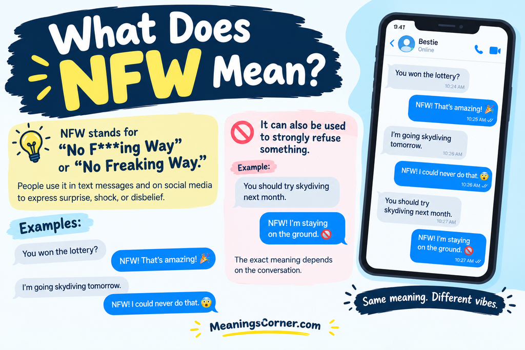 What Does NFW Mean?