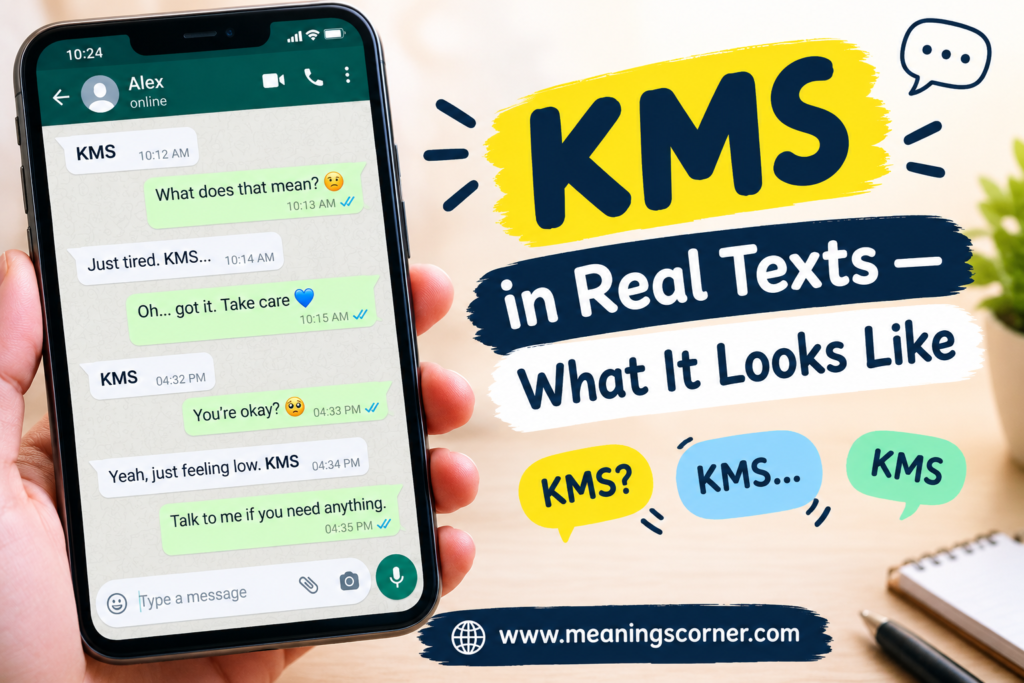KMS in Real Texts — What It Looks Like