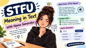 STFU Meaning in Text: