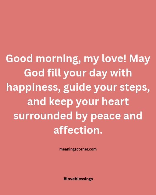 good morning love blessings quotes